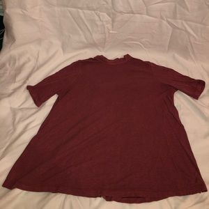 Flowy crop top with keyhole back detailing